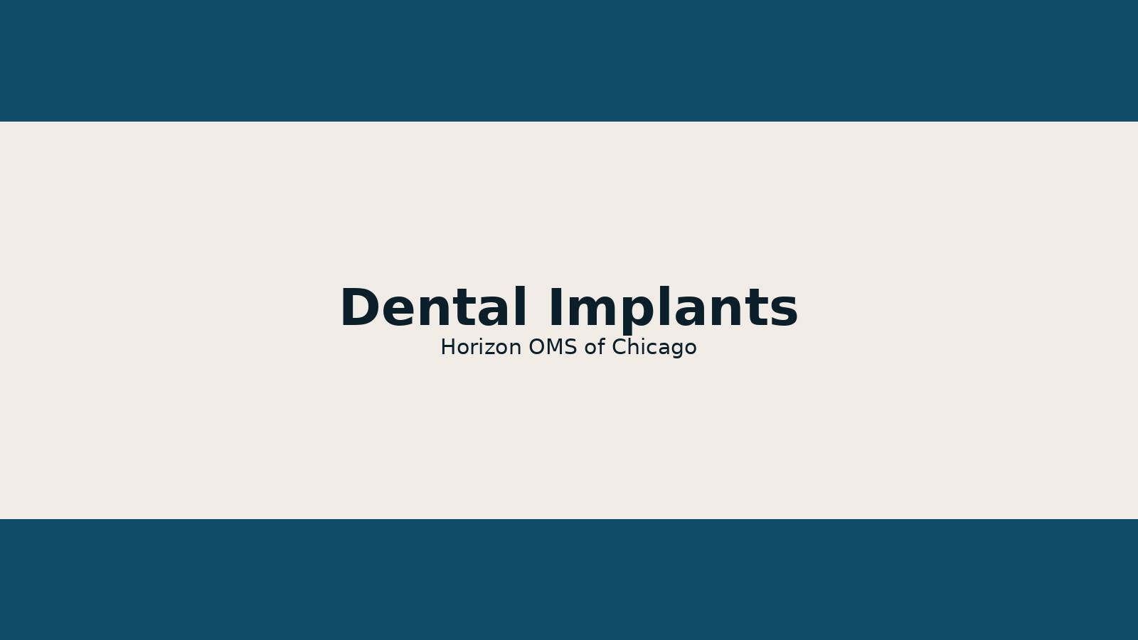 Dental implants planning