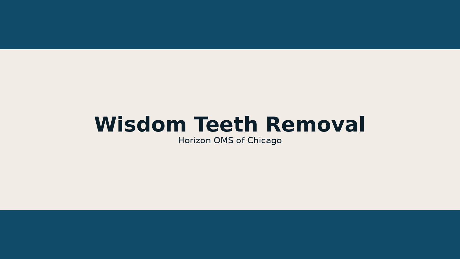 Wisdom teeth consultation
